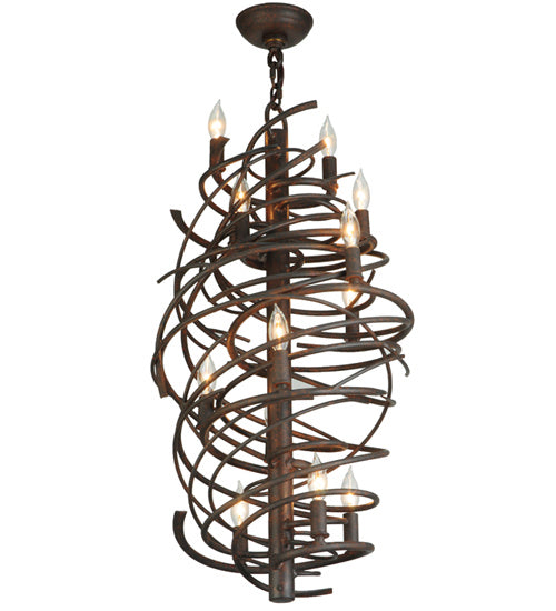Meyda Tiffany 117938 13 Light Chandelier, Cajun Spice