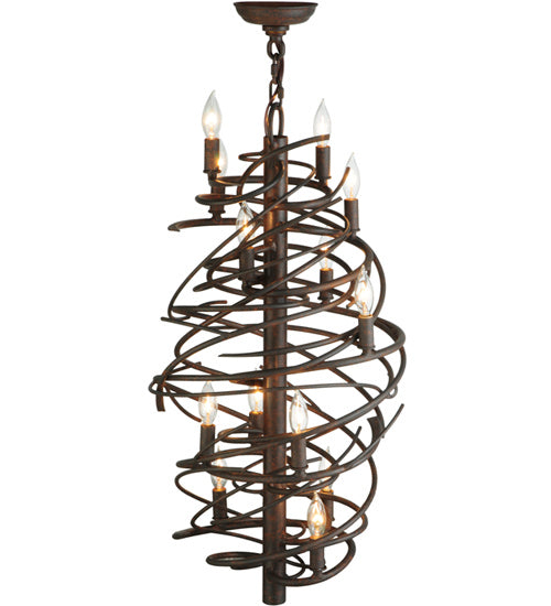 Meyda Tiffany 117938 13 Light Chandelier, Cajun Spice
