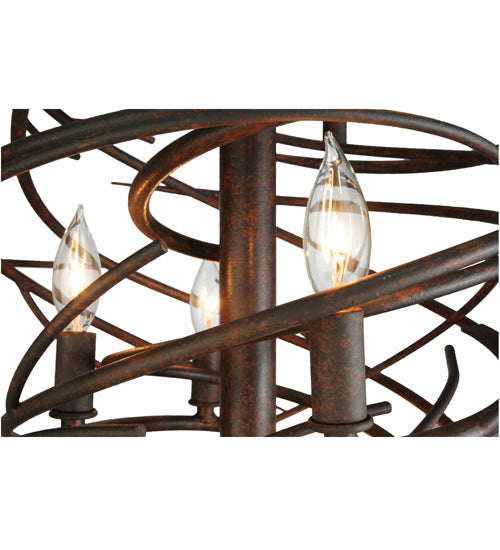 Meyda Tiffany 117938 13 Light Chandelier, Cajun Spice