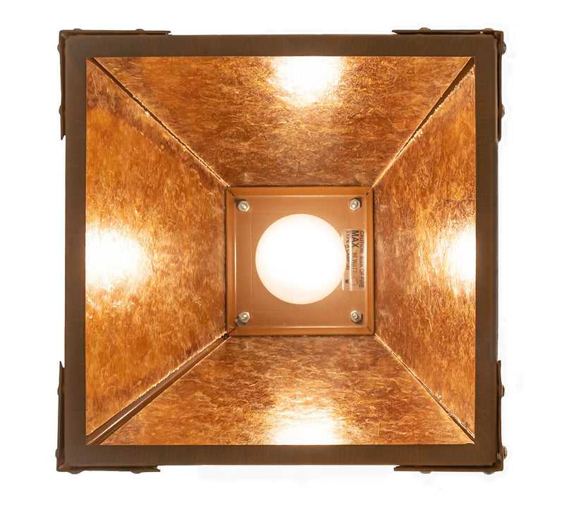 Meyda Tiffany 121961 One Light Pendant, Rustic Iron