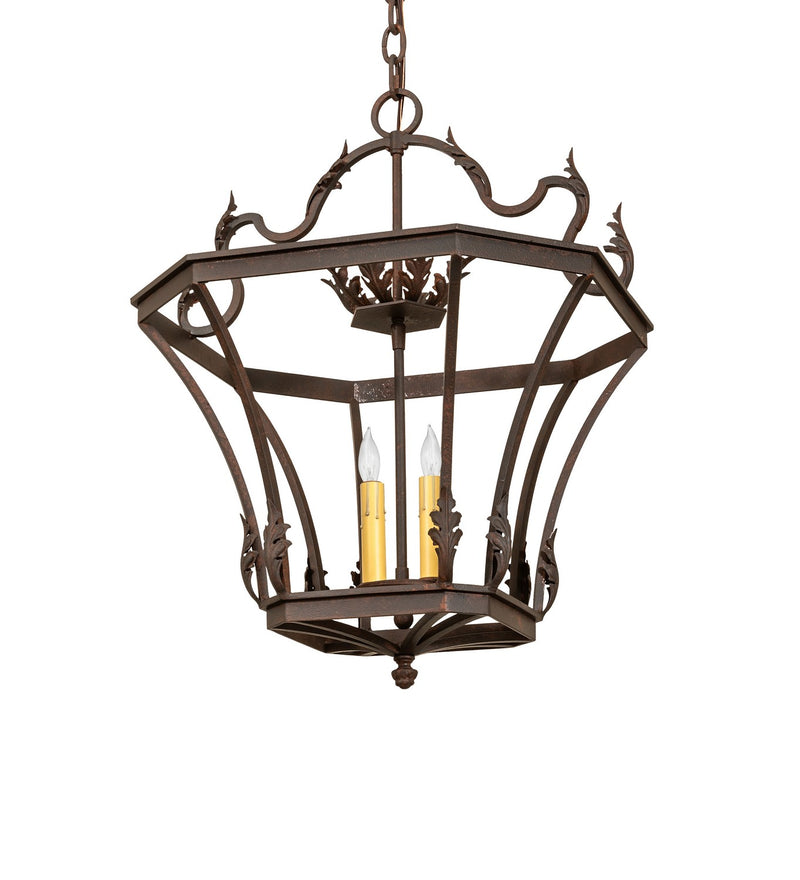 Meyda Tiffany 144726 Two Light Pendant, Rusty Nail