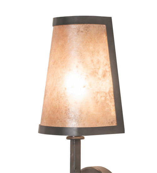 Meyda Tiffany 146553 One Light Wall Sconce, Graphite Pewter