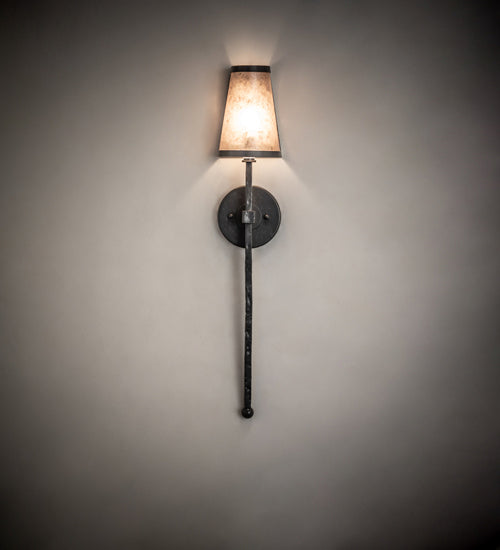 Meyda Tiffany 146553 One Light Wall Sconce, Graphite Pewter