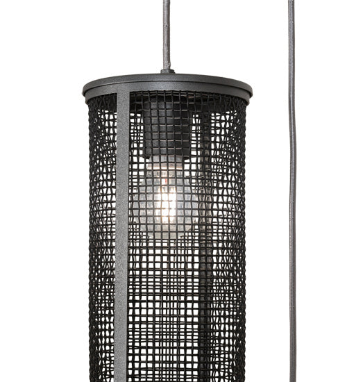 Meyda Tiffany 212780 Three Light Pendant, Natural Iron