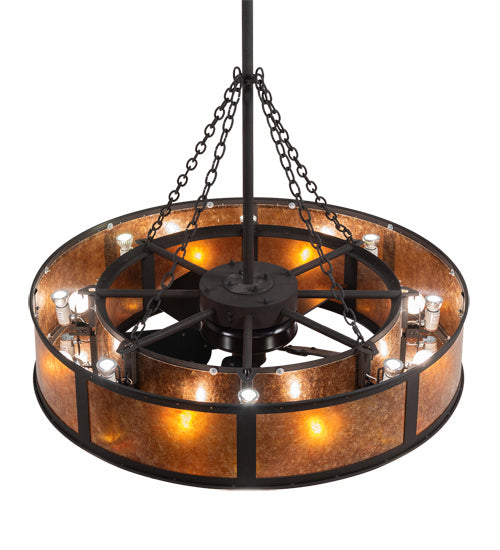 Meyda Tiffany 212874 24 Light Chandel-Air, Dark Roast