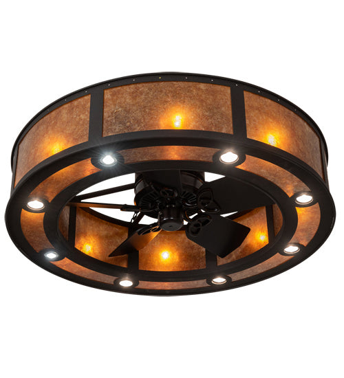 Meyda Tiffany 212875 16 Light Chandel-Air, Dark Roast