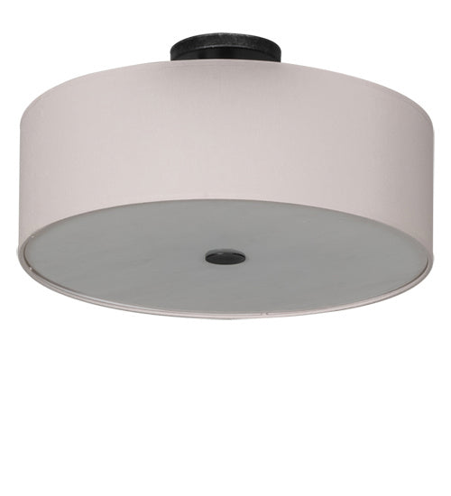 Meyda Tiffany 213074 Four Light Semi-Flushmount, Smoke