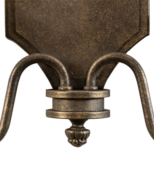 Meyda Tiffany 216937 Two Light Wall Sconce, Dark Smoke
