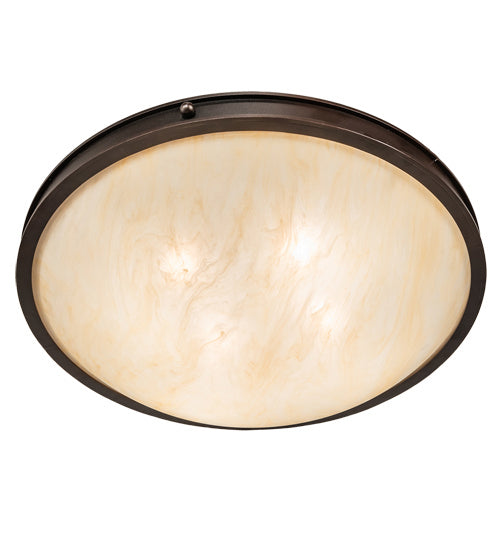 Meyda Tiffany 218187 Four Light Semi-Flushmount, Mahogany Bronze
