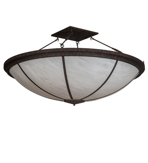 Meyda Tiffany 218366 Eight Light Semi-Flushmount, Rococco