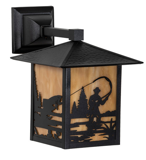 Meyda Tiffany 219755 One Light Wall Sconce, Textured Black