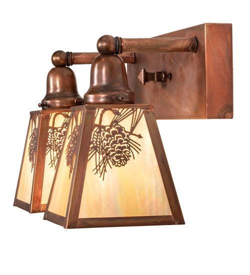 Meyda Tiffany 219956 Two Light Vanity, Vintage Copper