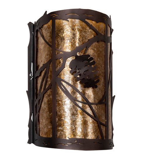 Meyda Tiffany 220298 Two Light Wall Sconce, Mahogany Bronze