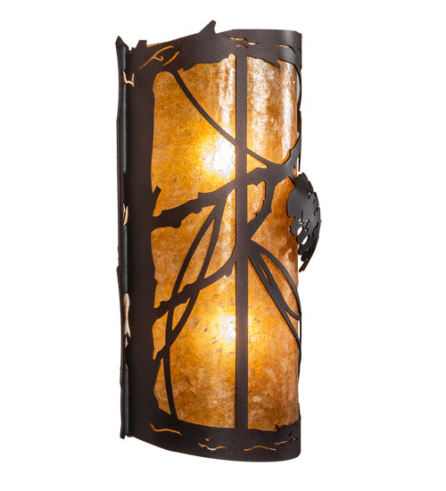 Meyda Tiffany 220298 Two Light Wall Sconce, Mahogany Bronze