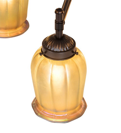 Meyda Tiffany 221336 Nine Light Chandelier, Mahogany Bronze