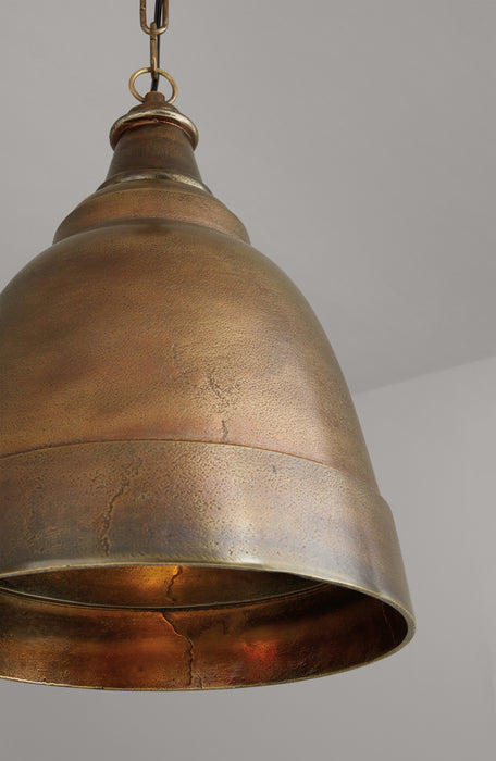 Capital Lighting 330310XB One Light Pendant, Oxidized Brass