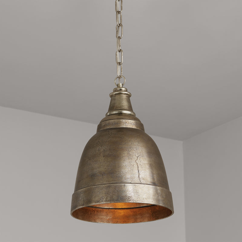 Capital Lighting 330310XN One Light Pendant, Oxidized Nickel