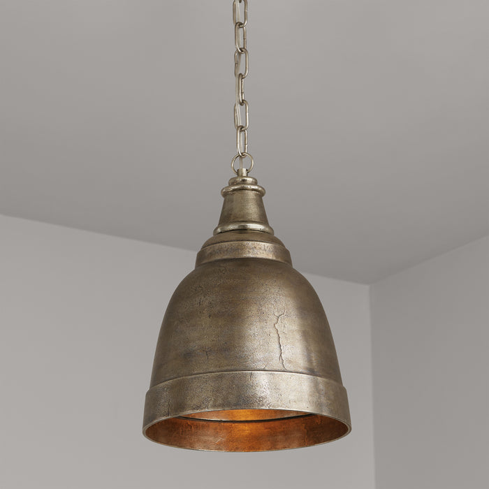 Capital Lighting 330310XN One Light Pendant, Oxidized Nickel