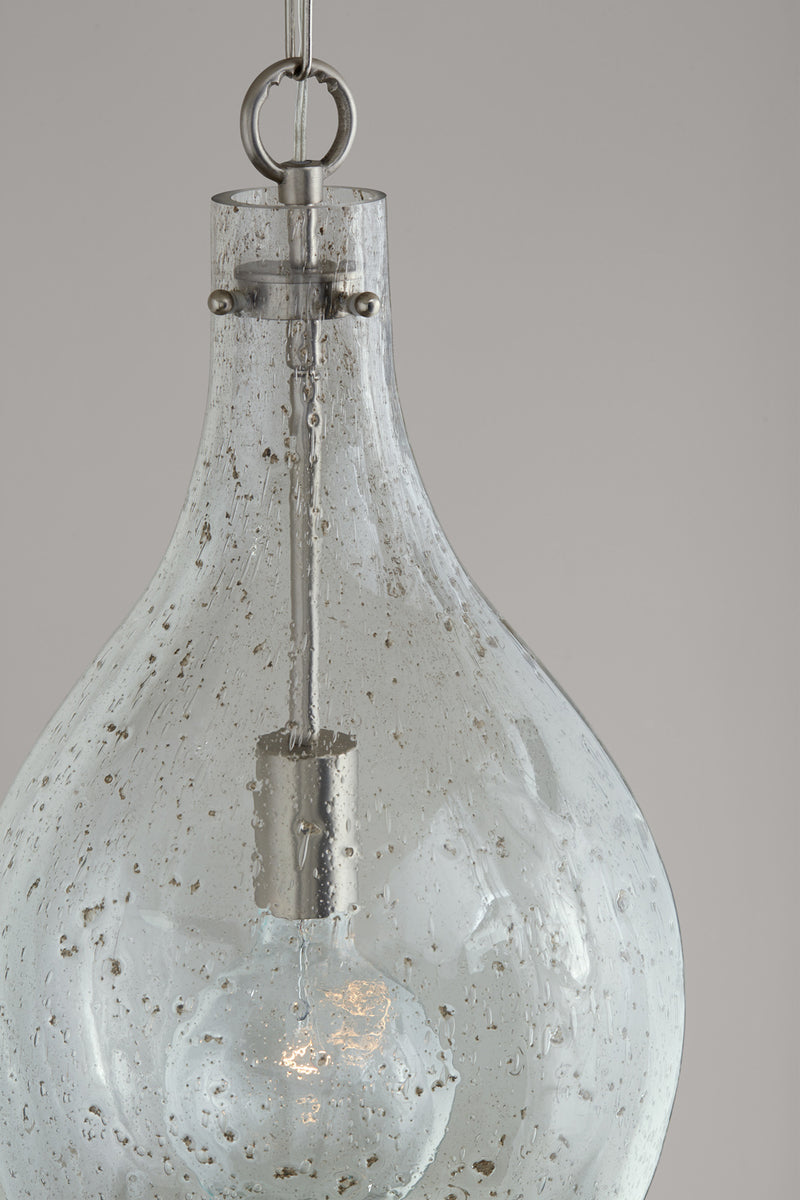 Capital Lighting 333813BN-472 One Light Pendant, Brushed Nickel