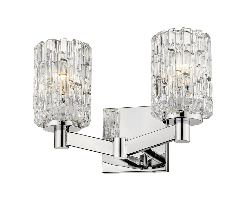 Z-Lite 1931-2V-CH Two Light Vanity, Chrome