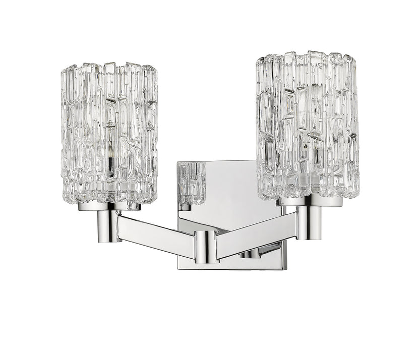 Z-Lite 1931-2V-CH Two Light Vanity, Chrome