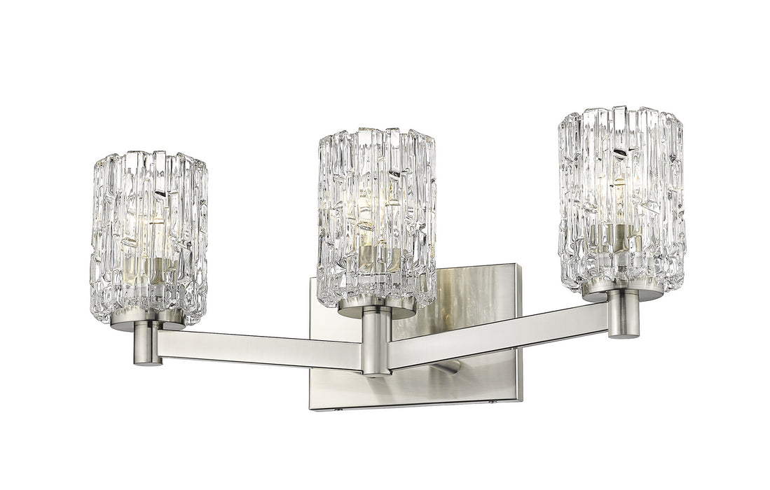 Z-Lite 1931-3V-BN Three Light Vanity, Brushed Nickel