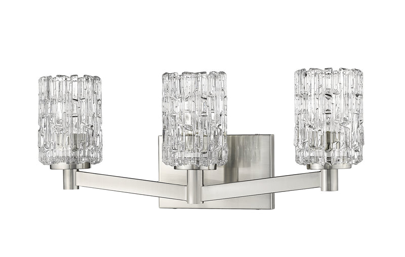Z-Lite 1931-3V-BN Three Light Vanity, Brushed Nickel