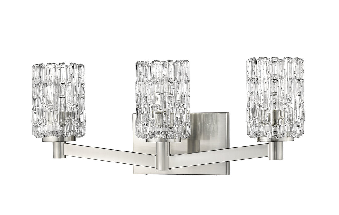 Z-Lite 1931-3V-BN Three Light Vanity, Brushed Nickel