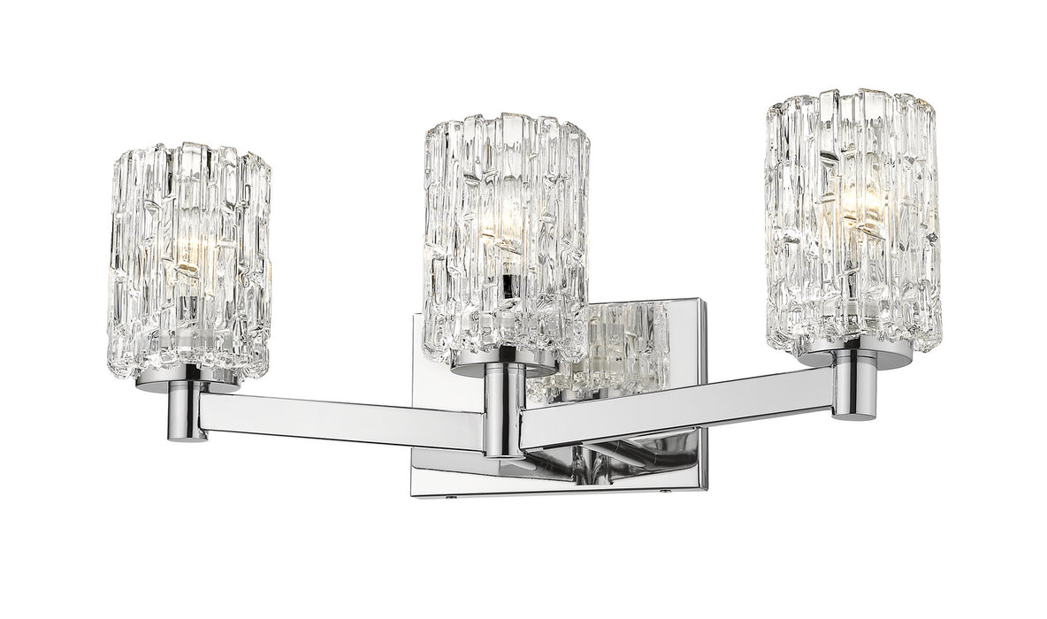 Z-Lite 1931-3V-CH Three Light Vanity, Chrome