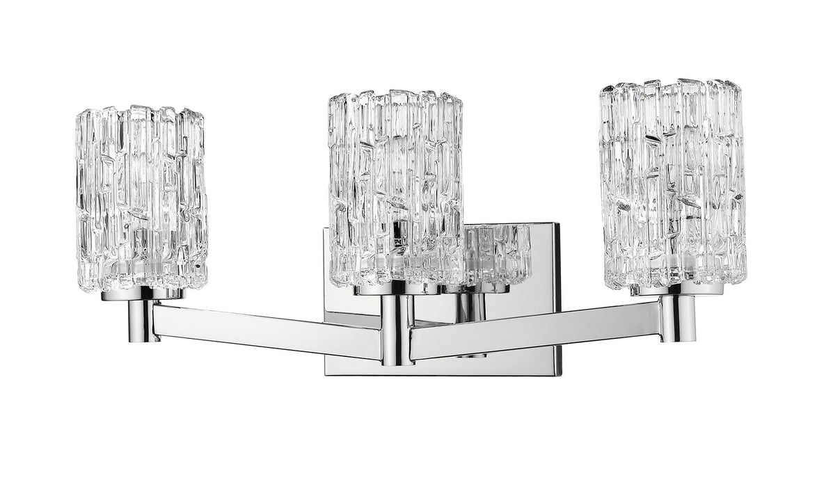 Z-Lite 1931-3V-CH Three Light Vanity, Chrome