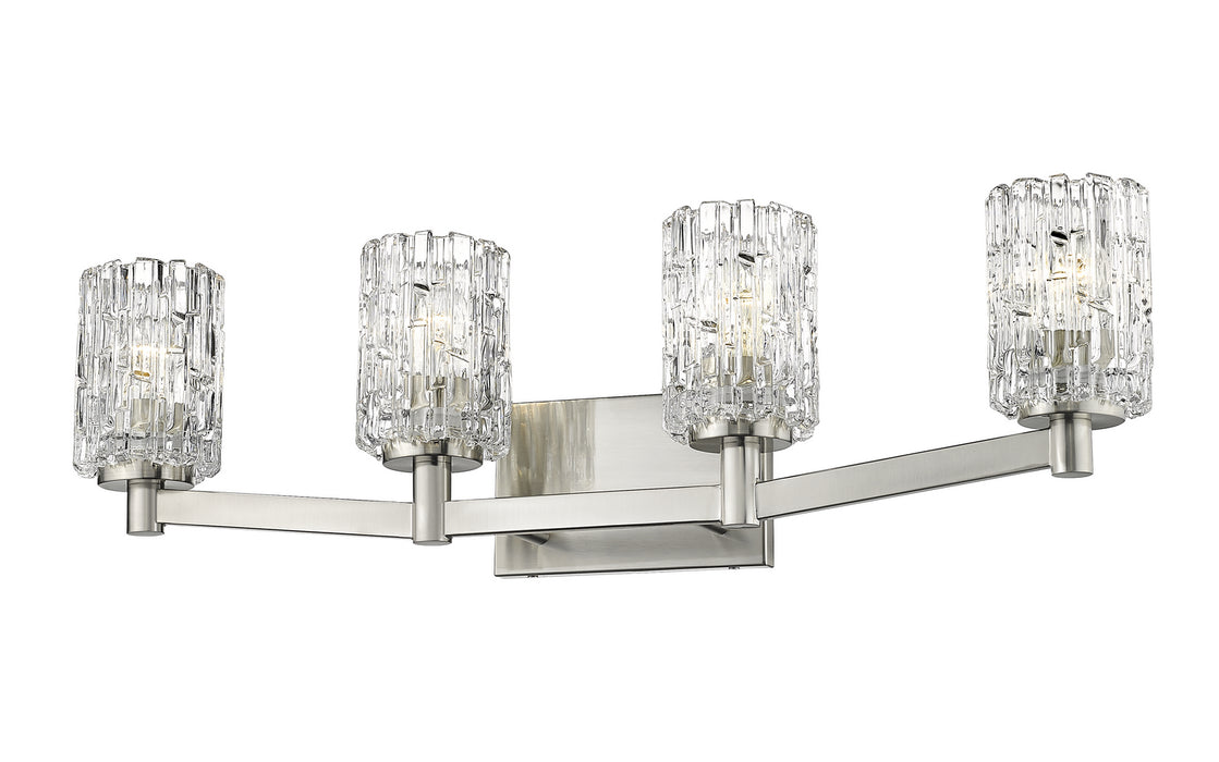 Z-Lite 1931-4V-BN Four Light Vanity, Brushed Nickel