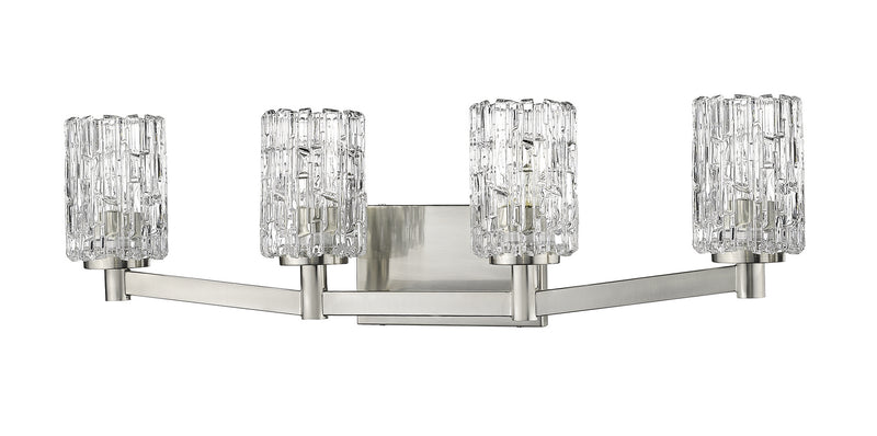 Z-Lite 1931-4V-BN Four Light Vanity, Brushed Nickel