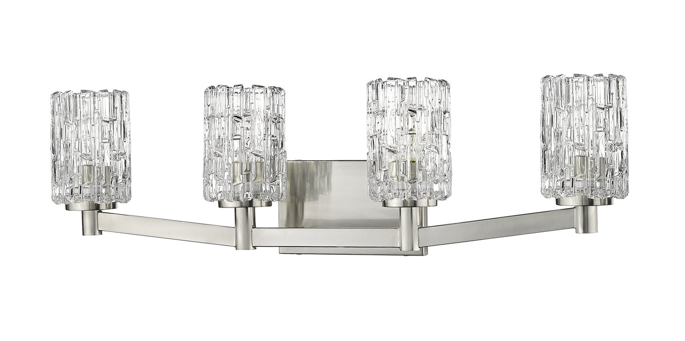 Z-Lite 1931-4V-BN Four Light Vanity, Brushed Nickel