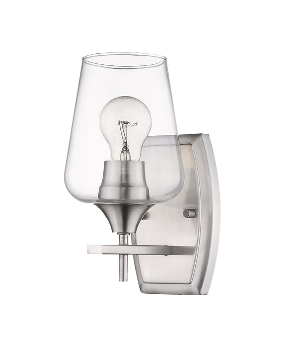 Z-Lite 473-1S-BN One Light Wall Sconce, Brushed Nickel