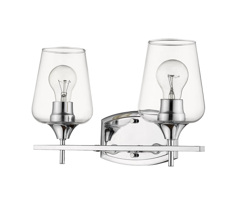 Z-Lite 473-2V-CH Two Light Vanity, Chrome