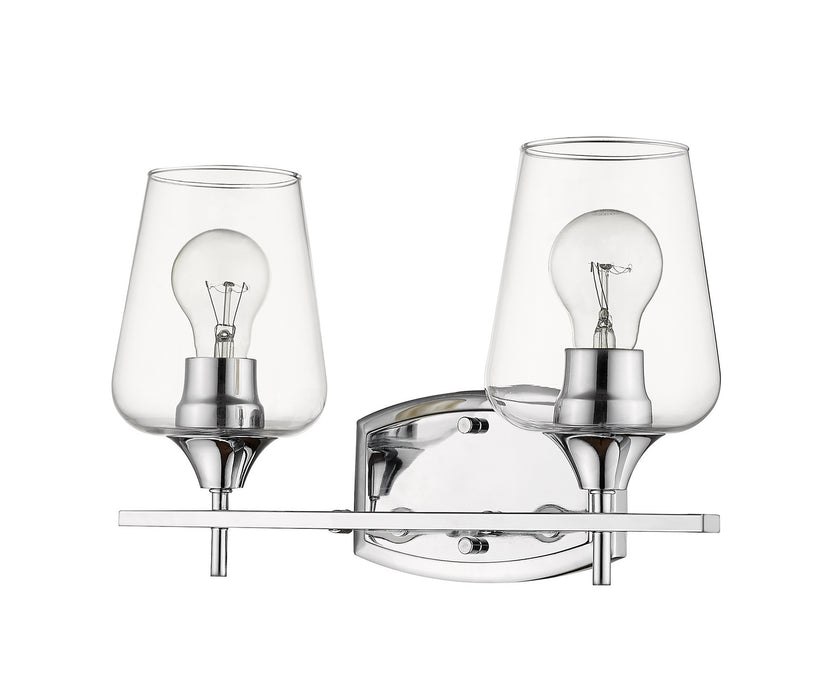 Z-Lite 473-2V-CH Two Light Vanity, Chrome