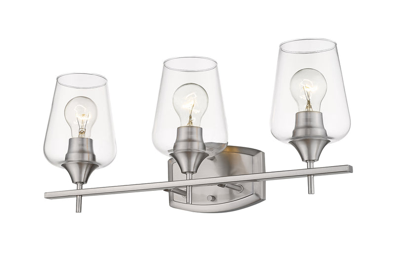 Z-Lite 473-3V-BN Three Light Vanity, Brushed Nickel
