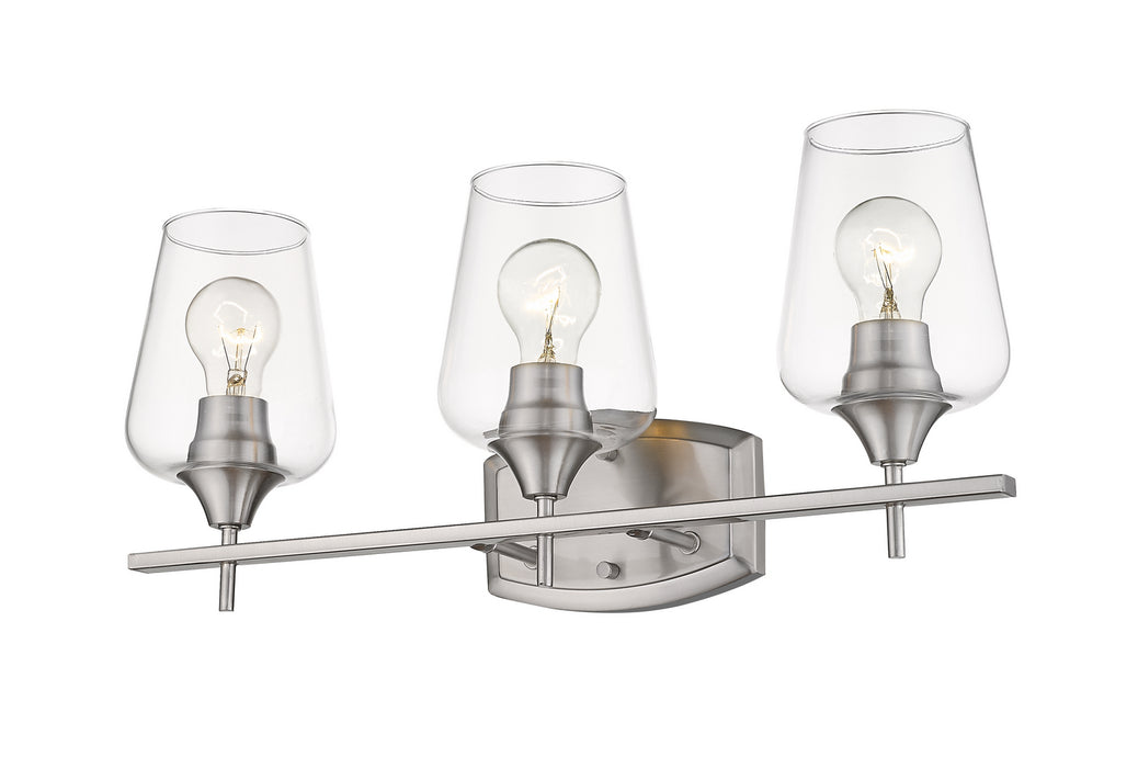 Z-Lite 473-3V-BN Three Light Vanity, Brushed Nickel