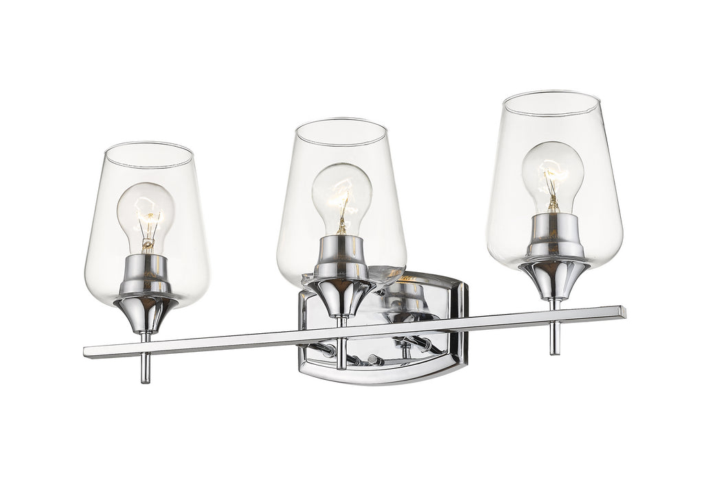 Z-Lite 473-3V-CH Three Light Vanity, Chrome