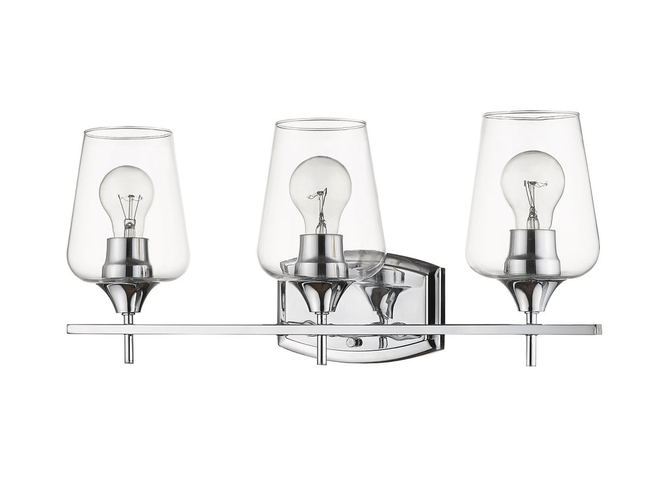 Z-Lite 473-3V-CH Three Light Vanity, Chrome