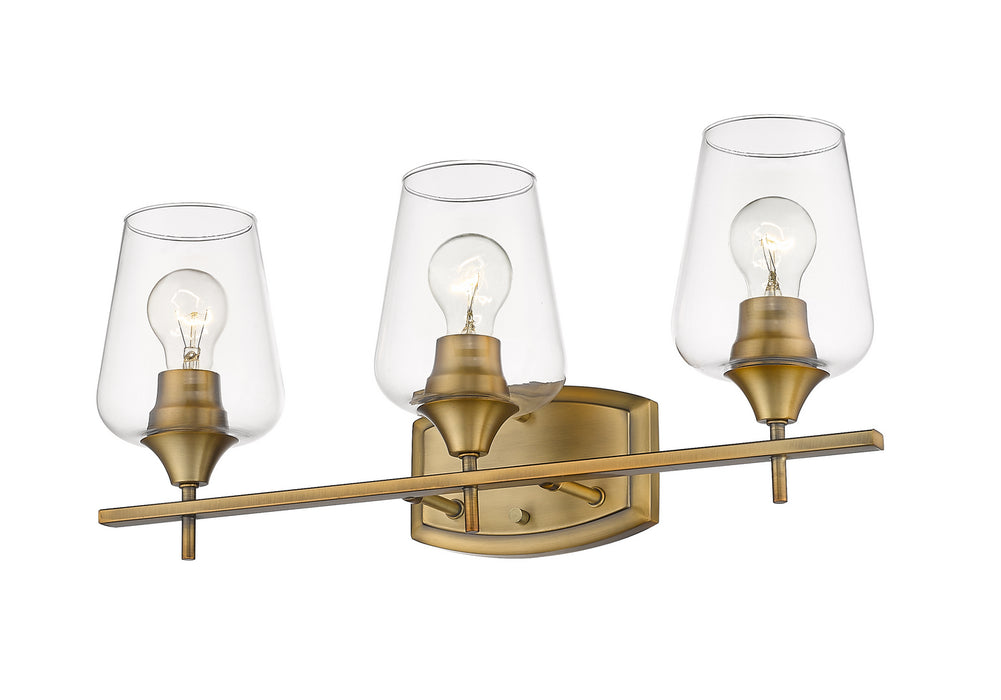 Z-Lite 473-3V-OBR Three Light Vanity, Olde Brass