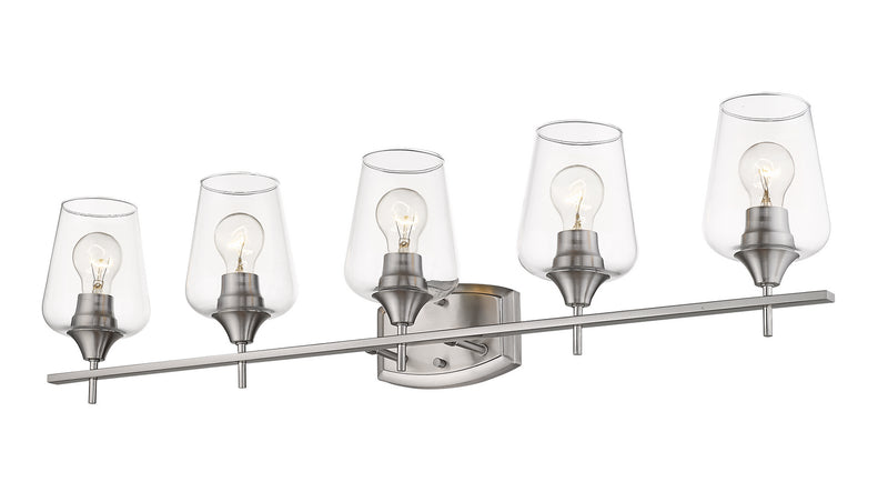 Z-Lite 473-5V-BN Five Light Vanity, Brushed Nickel
