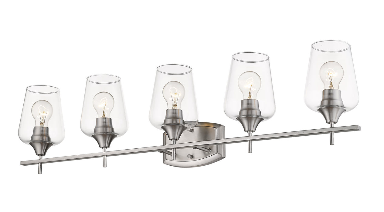 Z-Lite 473-5V-BN Five Light Vanity, Brushed Nickel