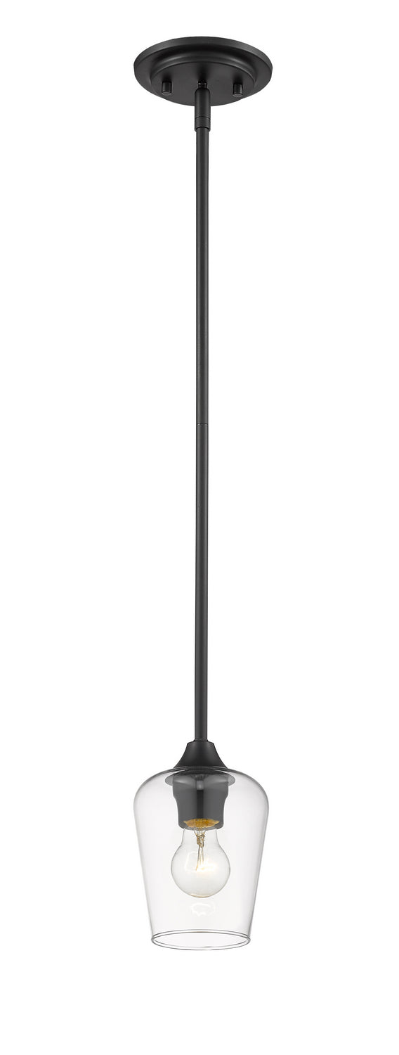 Z-Lite 473MP-MB One Light Pendant, Matte Black