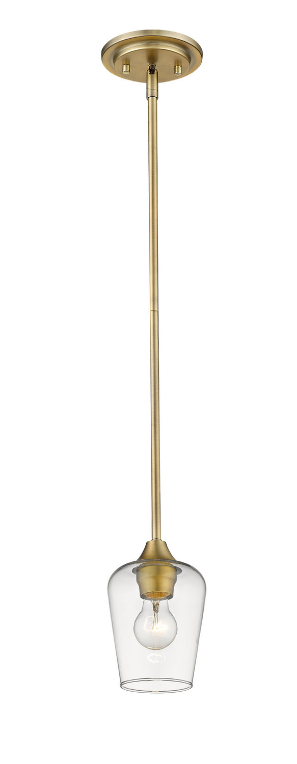 Z-Lite 473MP-OBR One Light Pendant, Olde Brass