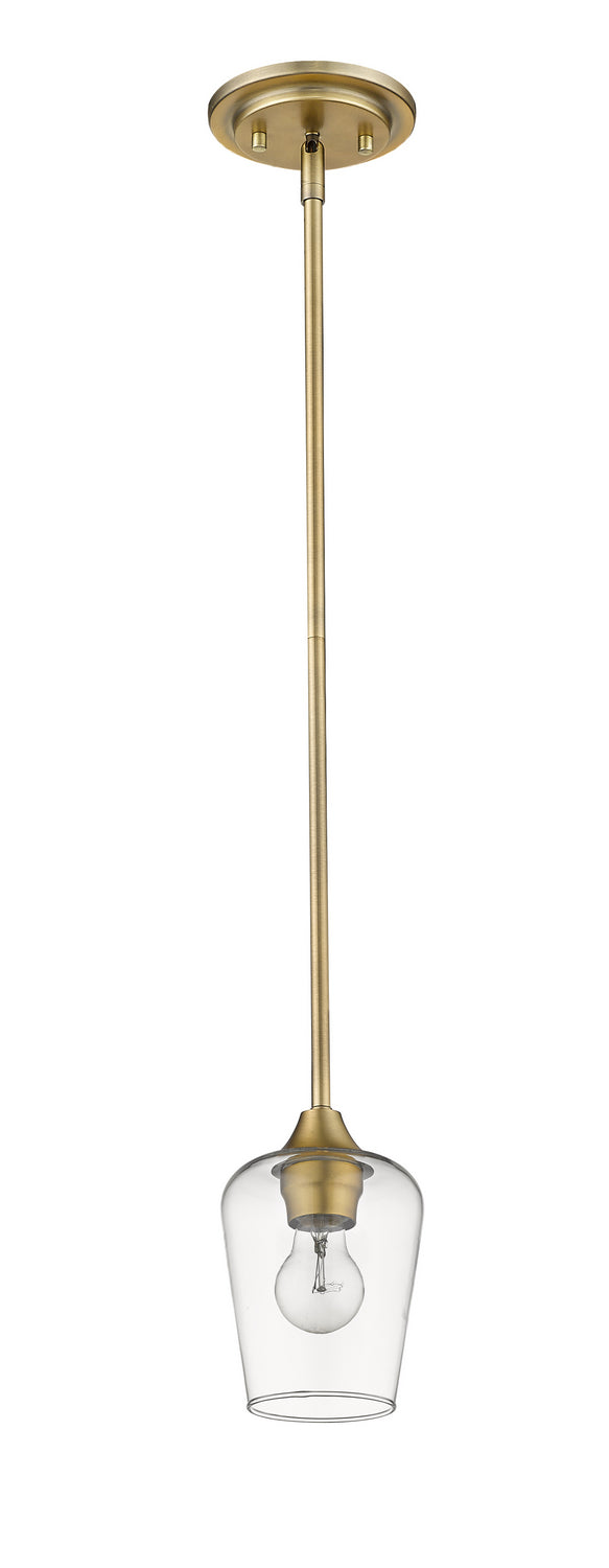 Z-Lite 473MP-OBR One Light Pendant, Olde Brass
