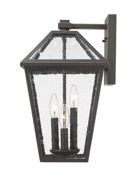 Z-Lite 579B-ORB Three Light Outdoor Wall Light, Oil Rubbed Bronze