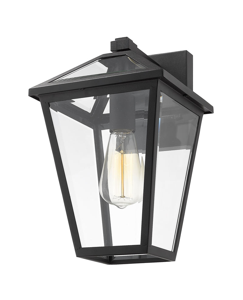Z-Lite 579M-BK One Light Outdoor Wall Light, Black