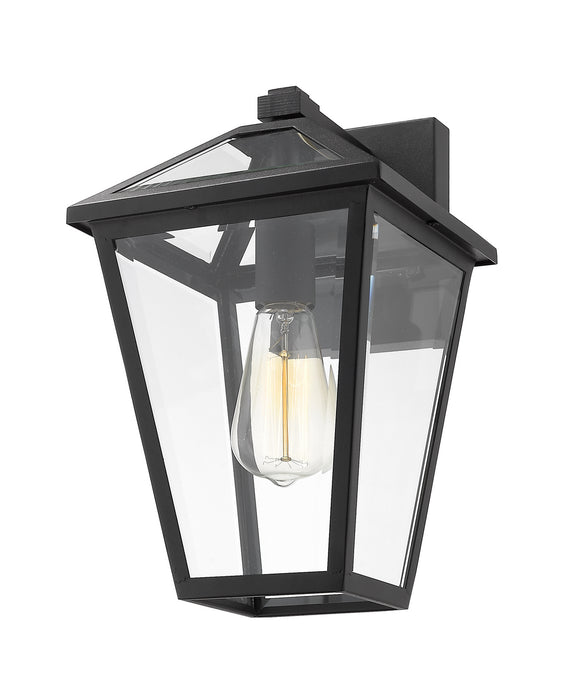 Z-Lite 579M-BK One Light Outdoor Wall Light, Black