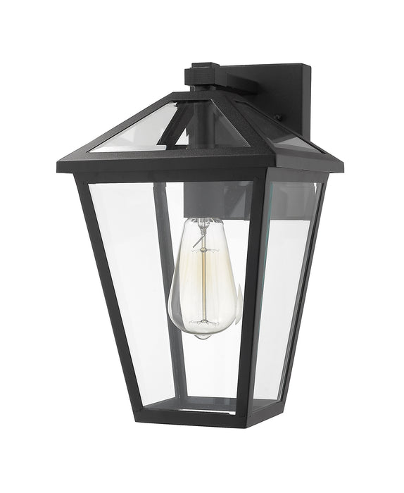 Z-Lite 579M-BK One Light Outdoor Wall Light, Black